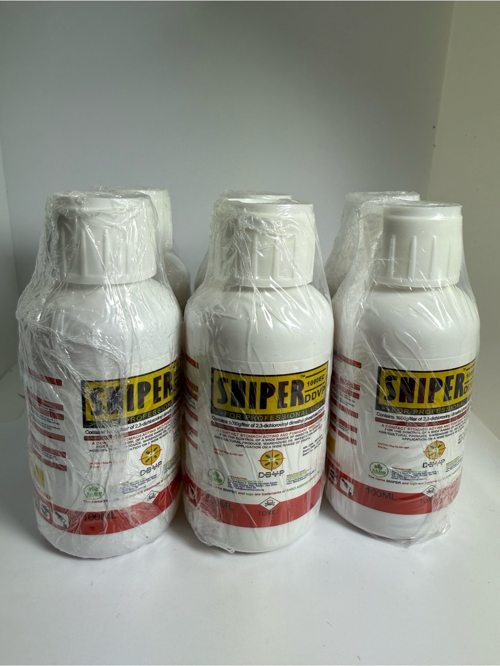 Professional White Bottle Cleaner Solution - White